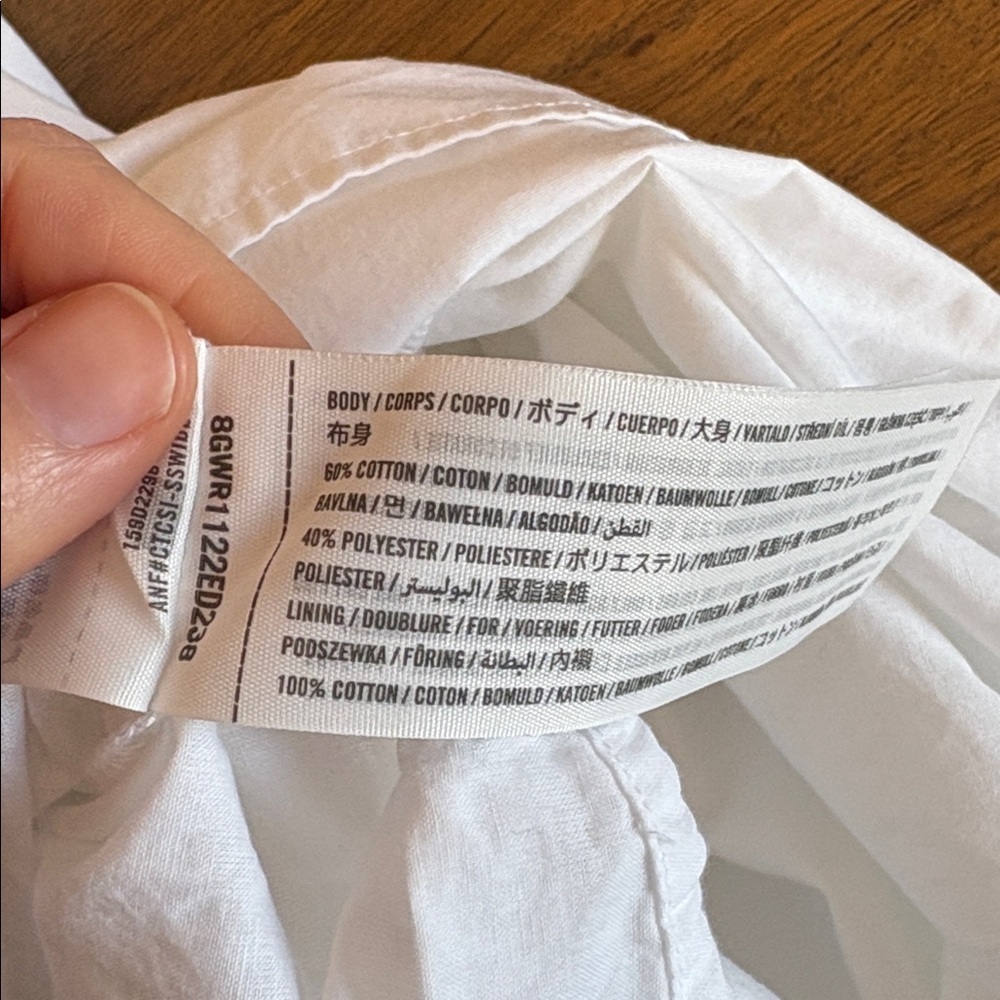 Abercrombie & Fitch Poplin Maxi Dress - Picture 10 of 10